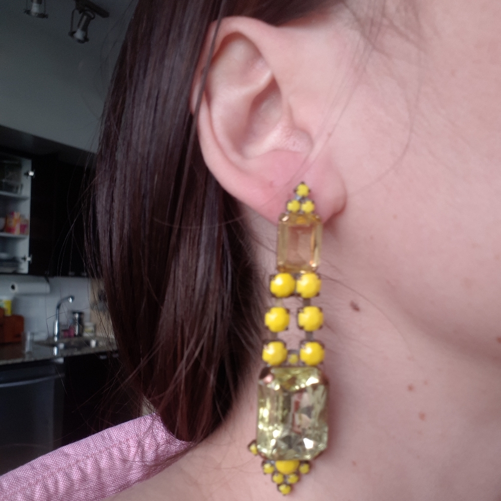 💎⚡Vintage yellow earrings💎⚡